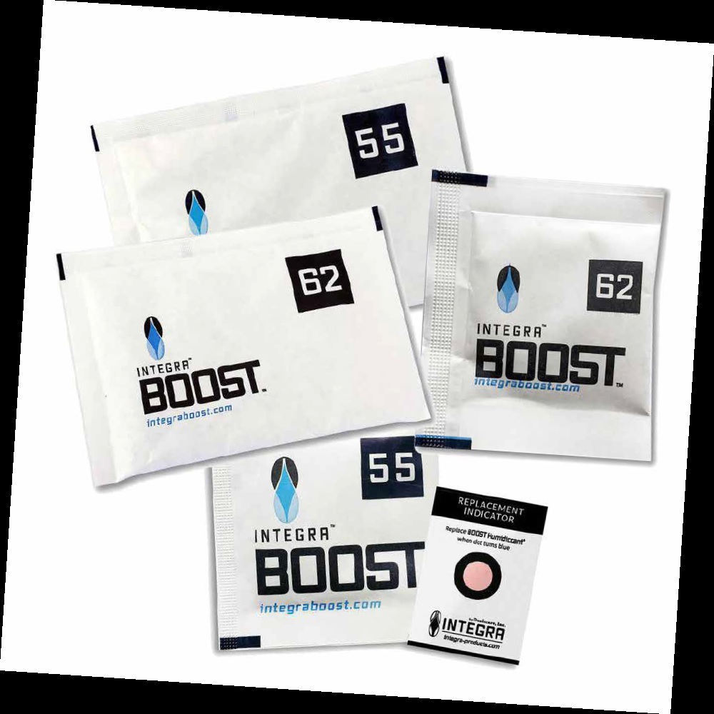 62% 67GR INTEGRA BOOST HUMIDITY PACK CAJA-BLISTER (12 UDS) - - CAJAS, BOTES, MONEDEROS Y BOLSAS - PARAFERNALIA