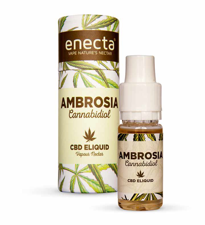 AMBROSIA 20 MG CBD E-LIQUID 10 ML (TABACO) - - PARAFARMACIA Y COSMETICA - PARAFERNALIA