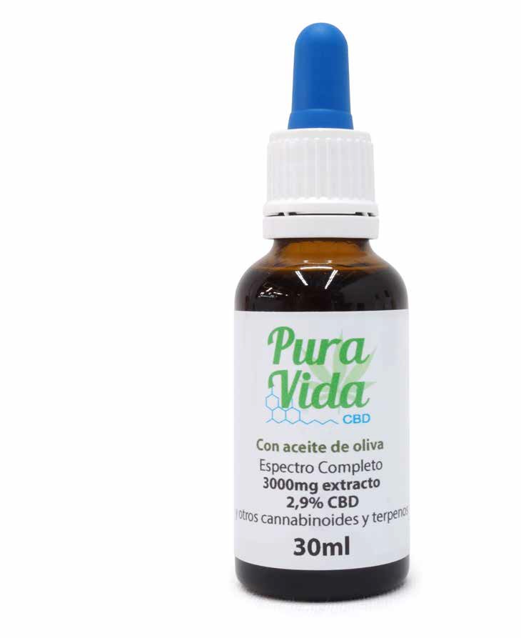 ACEITE CBD (500MG/1,8%) PURA VIDA